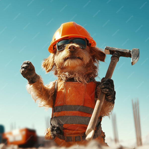 KI-Bild
            "Baustellenhund