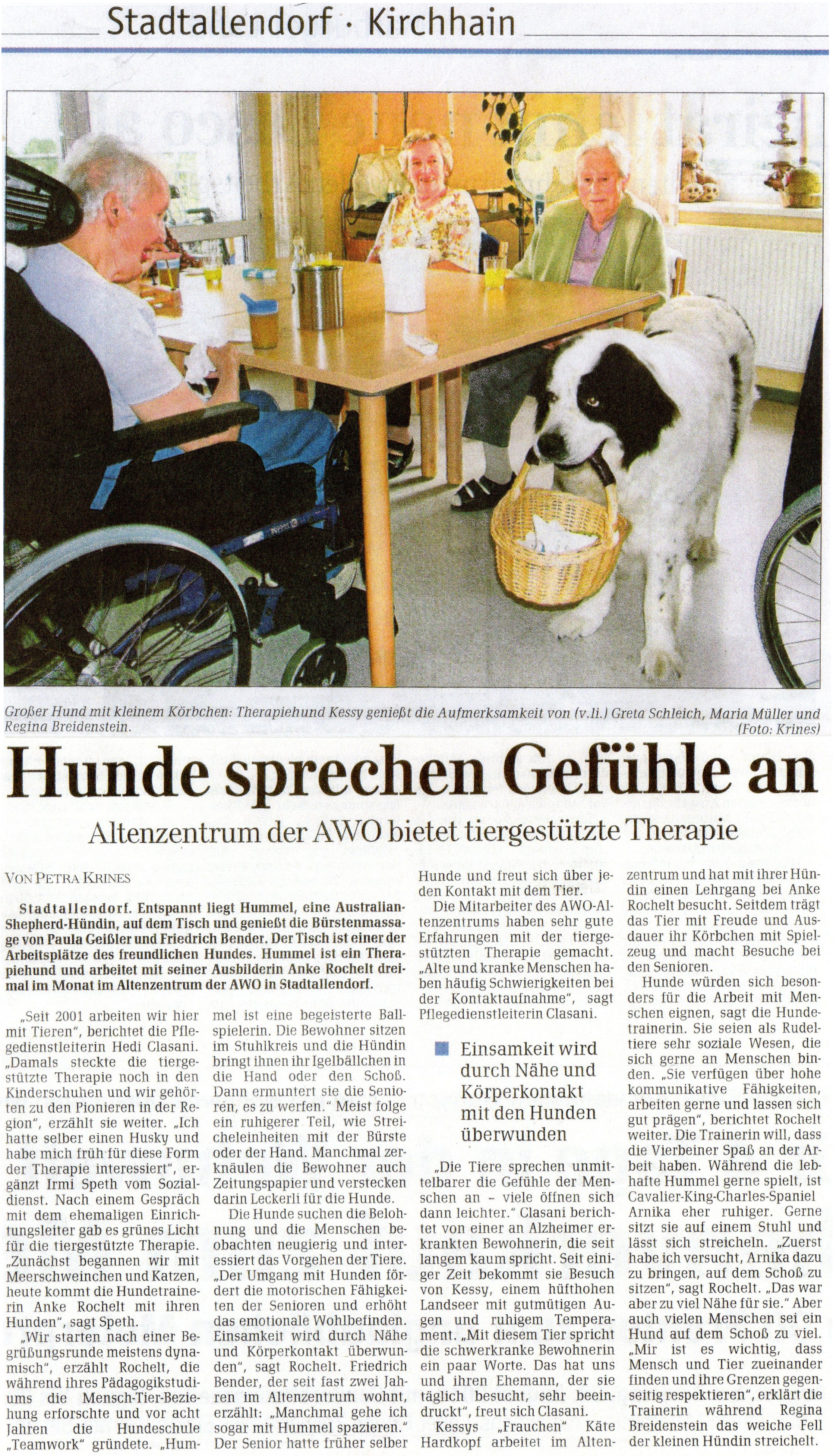 Marburger Neue Zeitung vom 24. August 2010