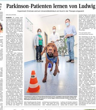 Therapiehund Ludwig Pressebericht